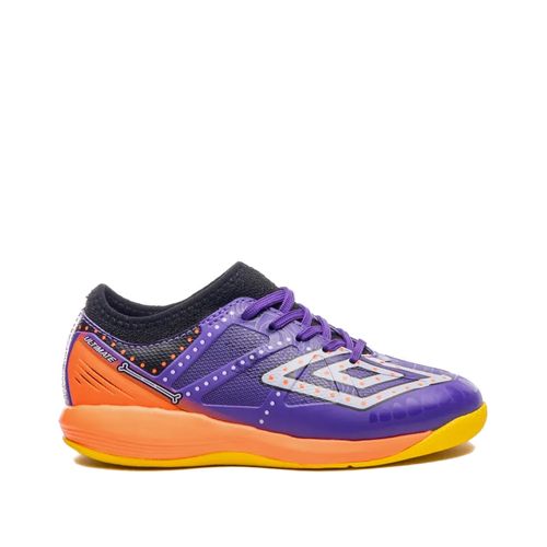 Chuteira Infantil Umbro Futsal Día de Los Muertos Roxo