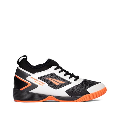 Chuteira Infantil Penalty Futsal Evolution Laranja/Preto