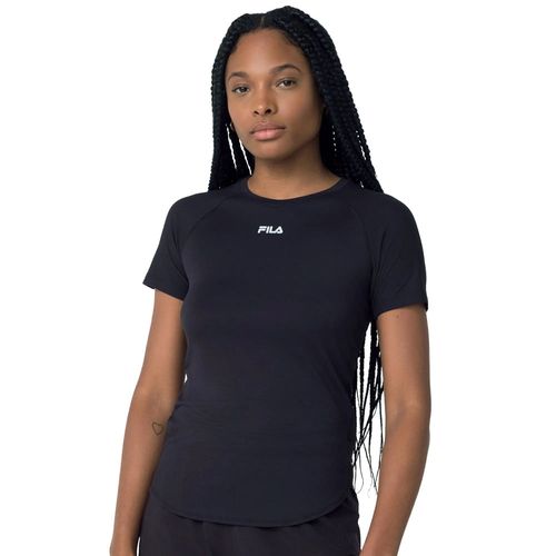 Camiseta Feminina Fila Bio III Tecnológica Preto