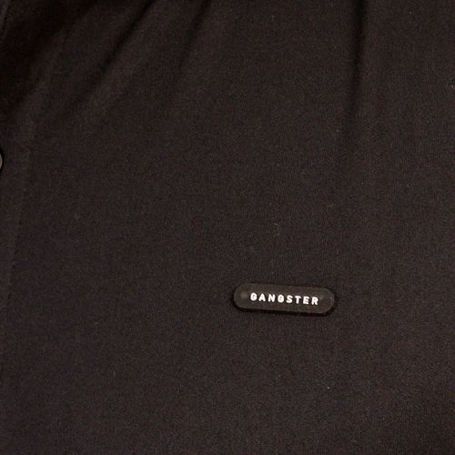 Camisa Polo Masculina Gangster Tecido Tecnológico Preto
