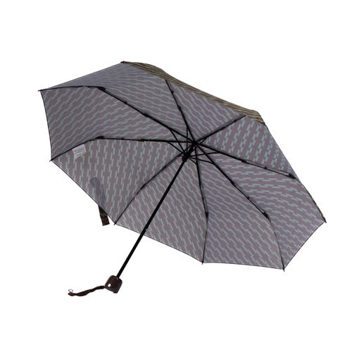 Sombrinha Fazzoletti Mini Alumínio Manual Marrom/Verde