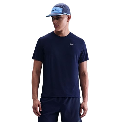 Camiseta Masculina Nike Dri UV Miler SS Azul Escuro