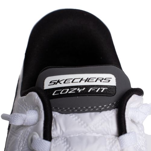Tênis Feminino Skechers Contour Foam Cozy Fit Branco/Preto