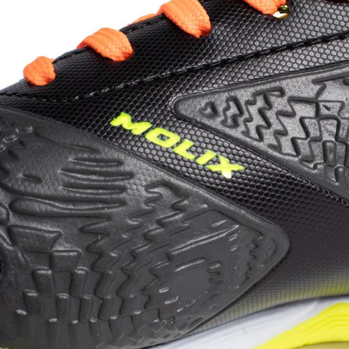 Chuteira Infantil Penalty Futsal Evolution Laranja/Verde