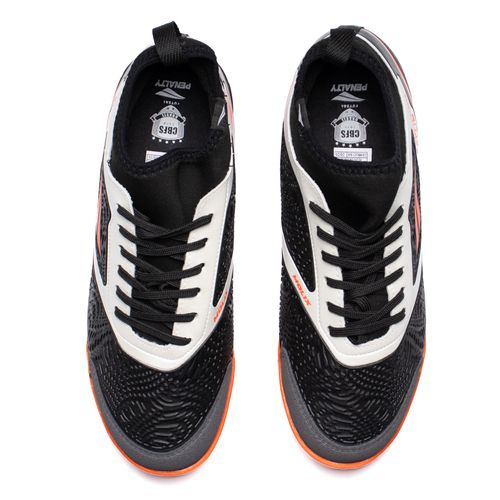 Chuteira Masculina Penalty Futsal Locker Y-1 Preto/Vermelho