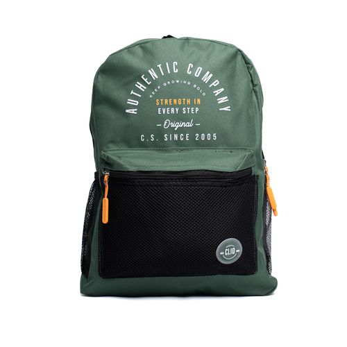 Mochila Unissex Clio Style Authentic Company Verde/Preto