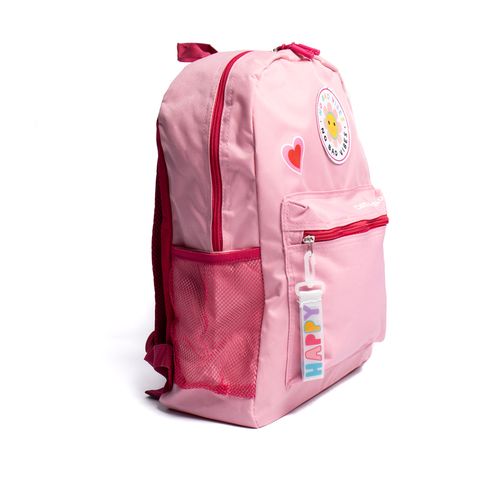 Mochila Unissex Clio Style No Bad Vibes Rosa