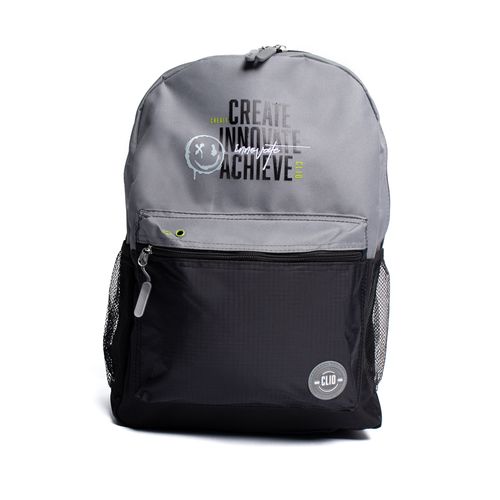 Mochila Unissex Clio Style Create Innovate Cinza/Preto