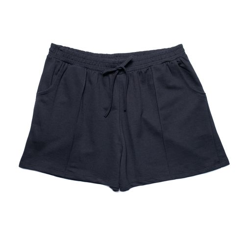 Short Feminino Rechsul Plus Size Moletom Preto