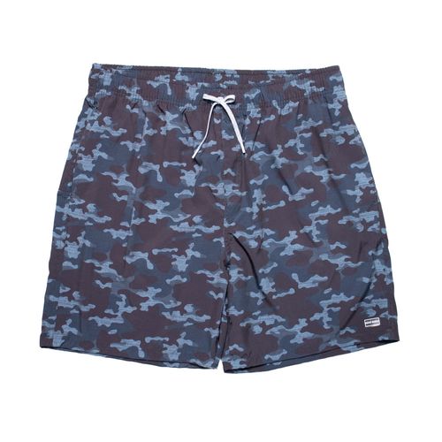 Short Masculino Nicoboco Plus Size Militar Preto/Marinho