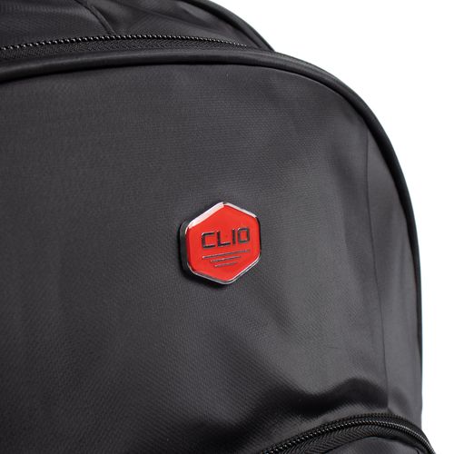 Mochila Unissex Clio Style Executiva Preto/Vermelho