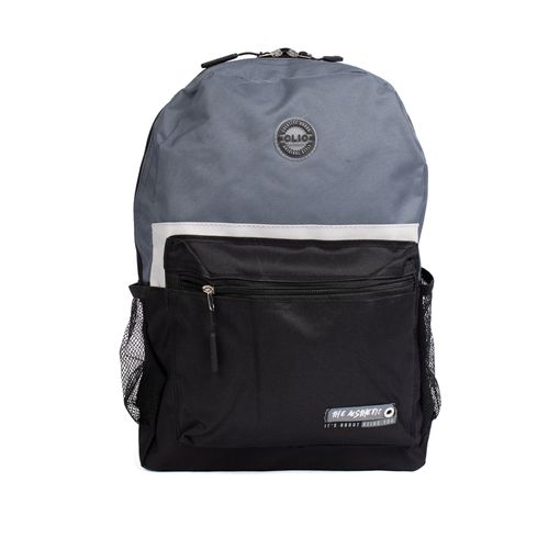 Mochila Unissex Clio Style The Aesthetic Cinza/Preto