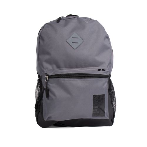 Mochila Unissex Clio Style Estampa Cinza/Preto