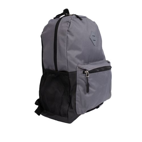 Mochila Unissex Clio Style Estampa Cinza/Preto