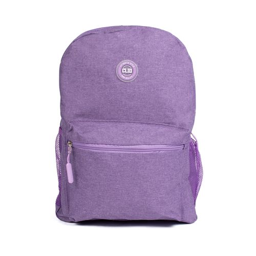 Mochila Unissex Clio Style Jeans Roxo