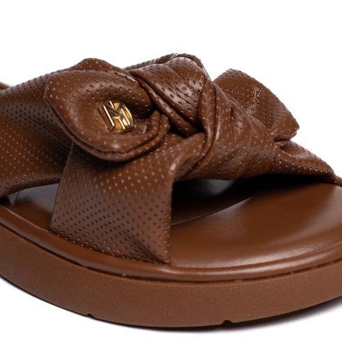 Chinelo Slide Feminino Modare Napa Microfuros Caramelo