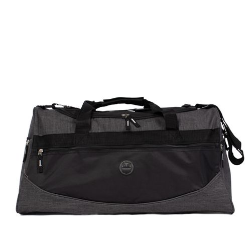 Sacola de Viagem Unissex Clio Style Tiracolo Preto/Cinza