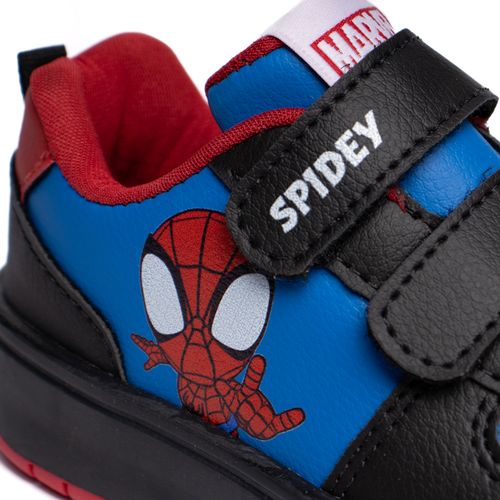 Tênis Infantil Marvel Homem Aranha Azul/Preto/Vermelho