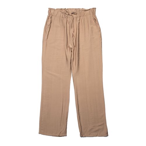 Calça Feminina Plus Size City Lady Pantalona Marrom Claro