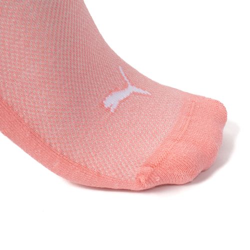 Meia Feminina Puma Cano Curto 3 Pares Rose/Branco/Salmão