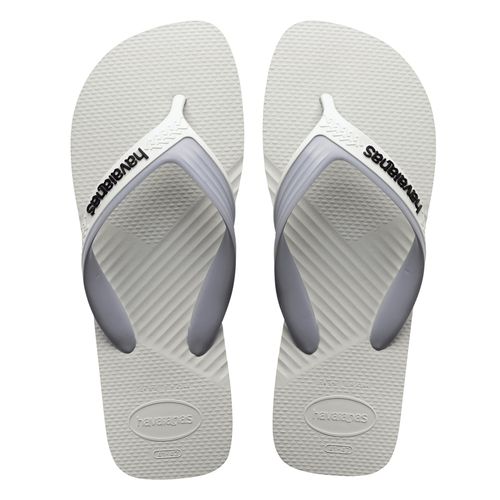 Chinelo Masculino Havaianas Dual Branco/Cinza