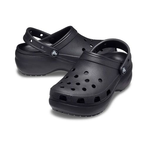 Sandália Clogs Feminina Crocs Classic Platform Preto