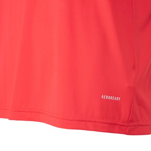 Camiseta Masculina Adidas Own The Run 3 Listras Vermelho