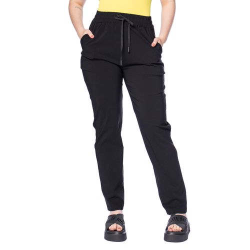 Calça Feminina Facinelli Bengaline Elástico e Cordão Preto