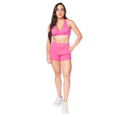 Top Feminino Estilo do Corpo de Malha Nadador Pink