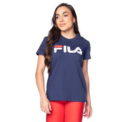 Camiseta Feminina Fila Letter Premium II Marinho