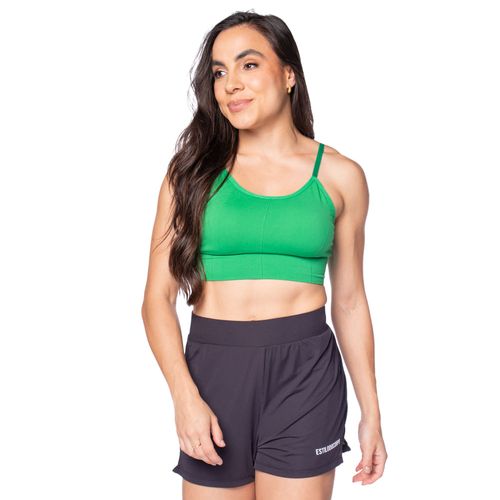 Top Feminino Sea Surf Tiras Finas Bojo Removível Verde