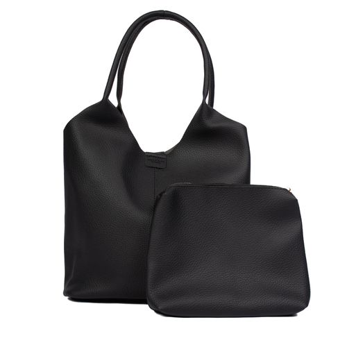Bolsa Feminina Kosk Bags Napa Tote Grande Preto
