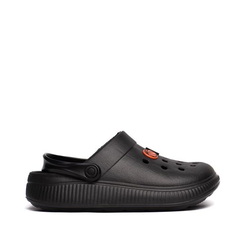 Sandália Babuche Infantil Molekinho Pins Decorativos Preto