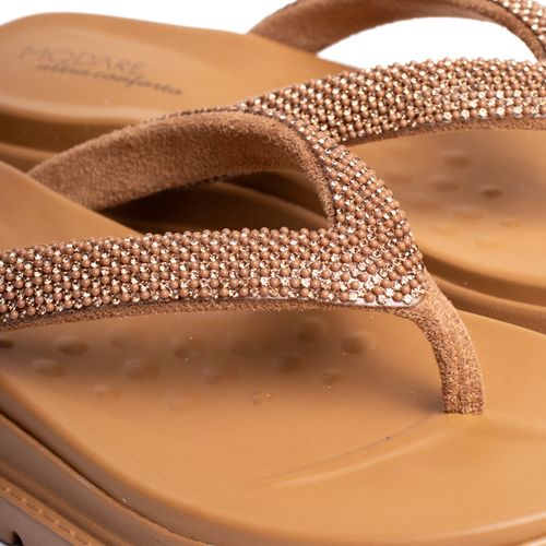 Tamanco Feminino Modare Ultra Conforto Napa Caramelo