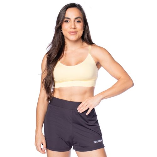 Top Feminino Sea Surf Tiras Finas Amarelo