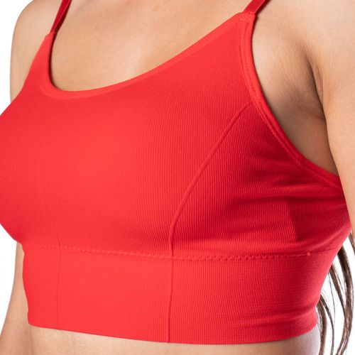 Top Feminino Sea Surf Tiras Finas Bojo Removível Vermelho