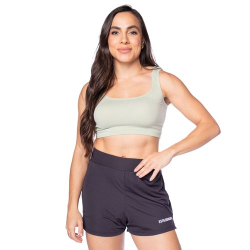 Top Feminino Sea Surf Canelado Verde Claro