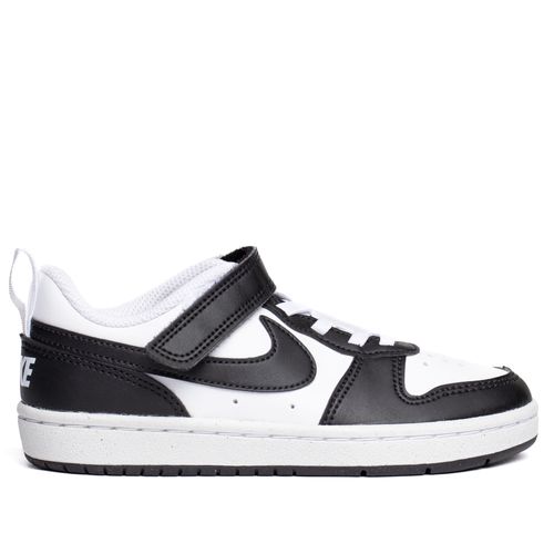 Tênis Infantil Nike Court Borough Low Recraft Branco/Preto