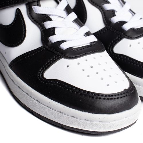 Tênis Infantil Nike Court Borough Low Recraft Branco/Preto