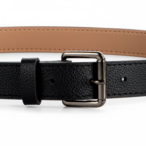 Cinto Feminino Dakota Couro CI005-0001 Fivela Quadrada Preto