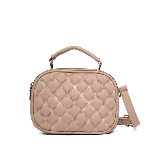 Bolsa Feminina Stella Luna Clutch Matelassê Bege