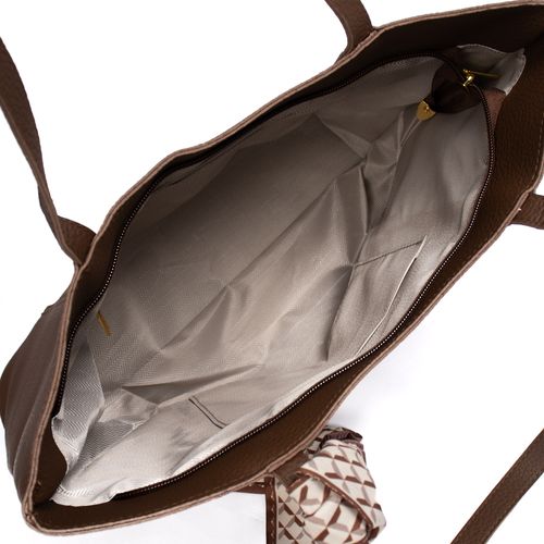 Bolsa Feminina Stella Luna Tote Recorte Superior Café