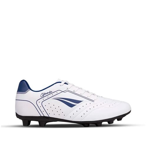 Chuteira Infantil Penalty Campo Classic Y-1 Branco/Marinho