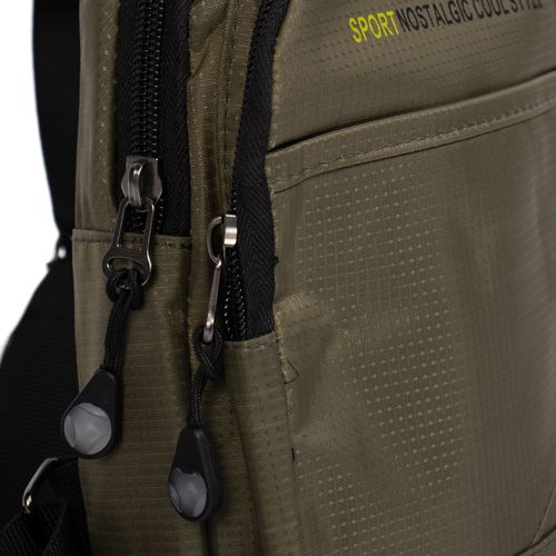 Bolsa Unissex RDN Travel Shoulder Bag Pequena Verde/Preto