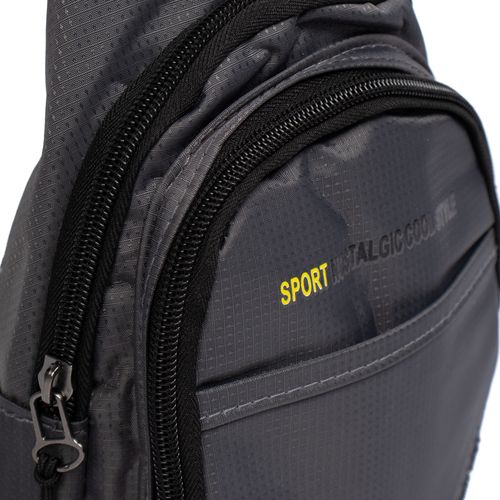 Bolsa Unissex RDN Travel Shoulder Bag Pequena Cinza Escuro