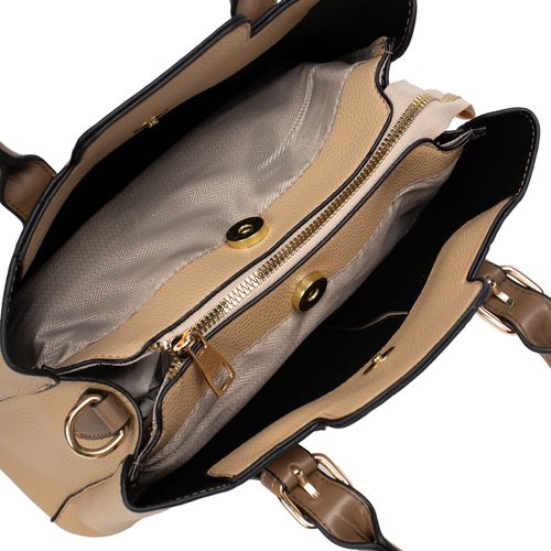 Bolsa Feminina Stella Luna Tote Média Alça transversal Nude