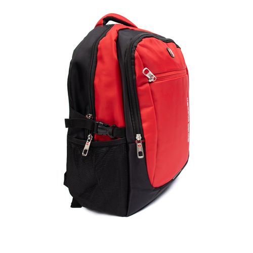 Mochila Unissex Swiss Crezax Executiva Vermelho/Preto