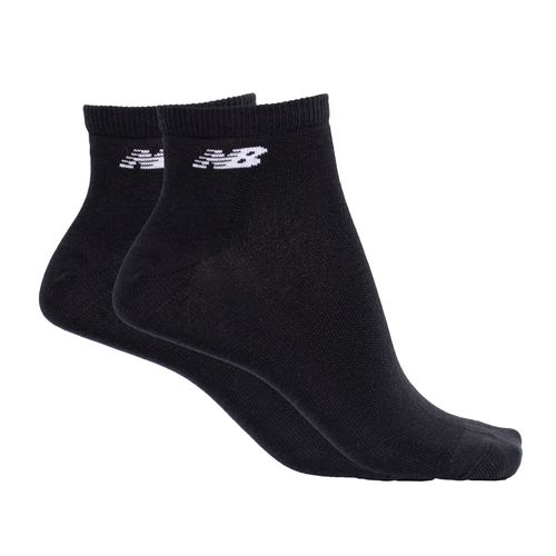 Meia Unissex New Balance Kit 3 Pares Cano Curto Preto