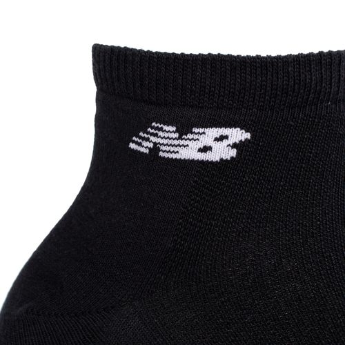 Meia Unissex New Balance Kit 3 Pares Cano Curto Preto