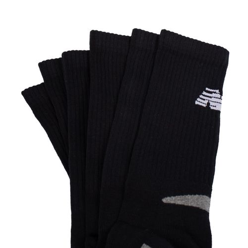 Meia Unissex New Balance Kit 3 NB74A Preto